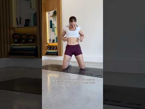 A core workout that teaches you HOW TO ENGAGE YOUR CORE? #shorts