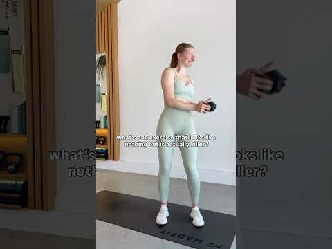 what’s one exercise that looks like nothing, but is actually KILLER? #shorts