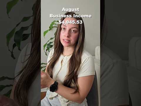 August 2025 Business Income