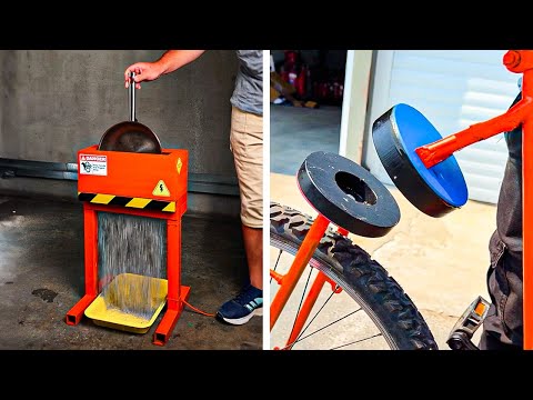 Handmade Crafts for Bicycle and Upgrade ideas. Trailer, protector, BBQ