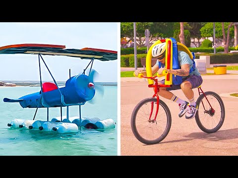 Experimental Inventions. Seaplane VS Standing Bicycle for your next Adventure #5MinuteBeat