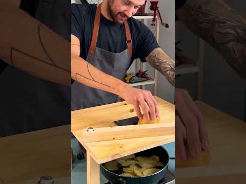 DIY potato cutter to make easily delicious fries at home 🥔