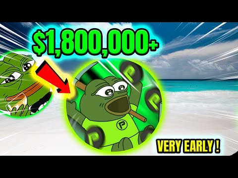 THIS NEW PEPE THEMED CRYPTO CONTINUES TO CLIMB! 🐸 NEARLY $2 MILLION!🐸 NEW LOW CAP CRYPTO PROJECT!!!