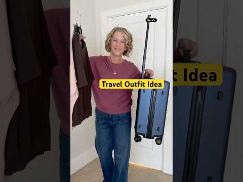 Travel Outfit Idea for Women Over 50 #shorts #travelstyle
