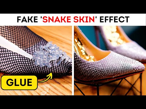 Turn Old Shoes into Fabulous ✨ Quick & Cheap DIY Upgrades!