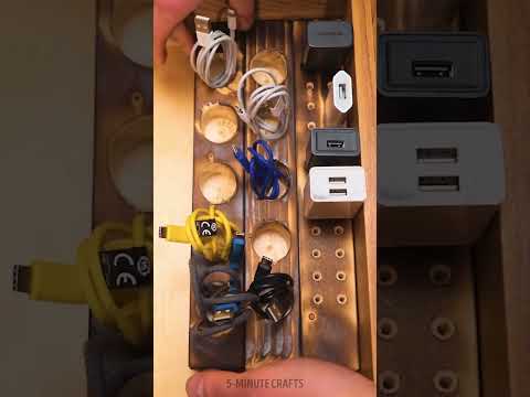 Chargers Behave! 🔌 DIY Organizers for Your Cable Zoo 😳