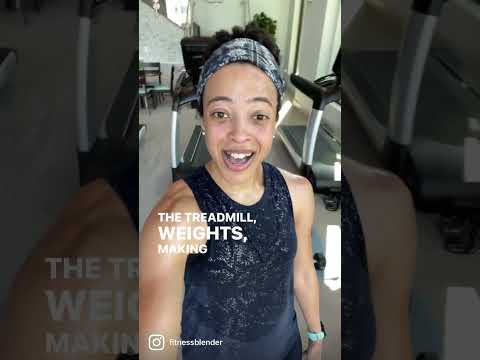 A little behind-the-scenes glimpse into how Tasha preps for talking you through her intense workouts