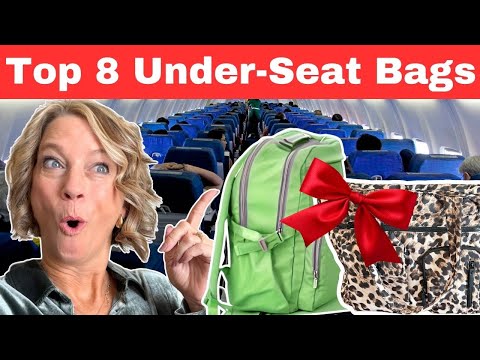 My TOP 8 Under Seat Personal Item Bags for Travelers to Carry On the Airplane