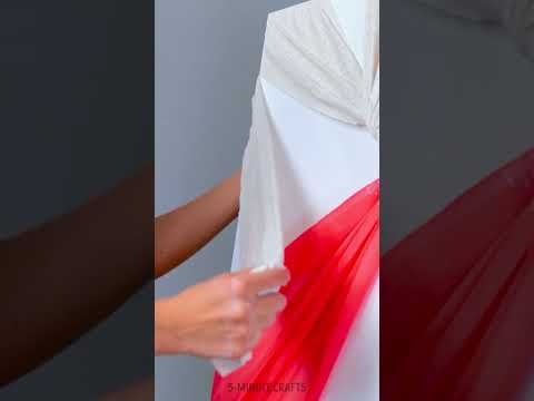 Textile Wonders 🧵 Creating Artistic Magic with Scarves, Bandages, and Gypsum ✨#5MinuteBeat