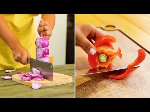 50+ Fruits & Vegetables You Were Cutting WRONG 🥑✨