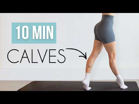 10 MIN CALVES – At Home Workout for Long, Lean & Strong Calf Muscles