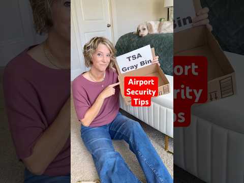 Free TSA Travel Tips in Airport Security Line