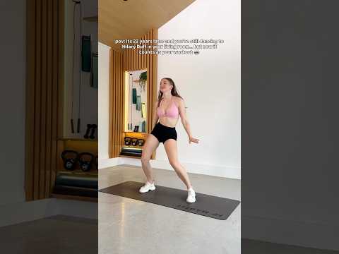pov: you're still dancing to Hilary Duff 22 years later, but now it's your workout
