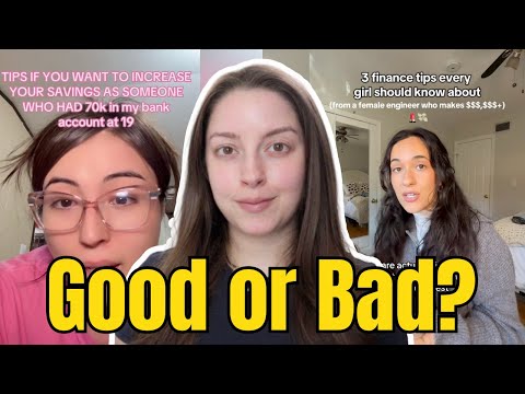 Financial coach reacts to finance tips on TikTok
