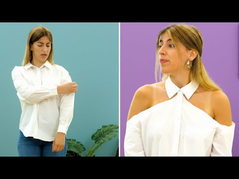 Make Cool New Outfits with Just a Few Cuts & Simple Sewing Tricks! ✂️