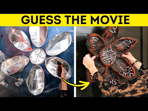 Can You Name All the Movies? 🎬👻 DIY Halloween Inspired by Iconic Characters!