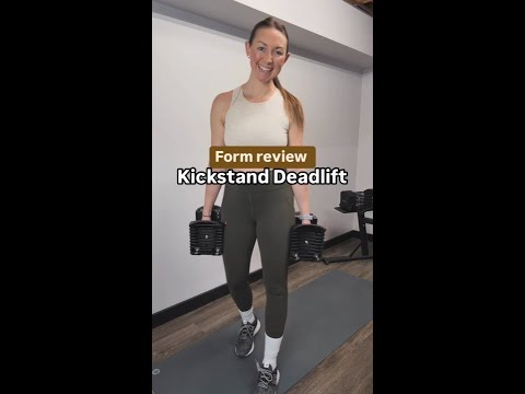 How to do a Kickstand Deadlift