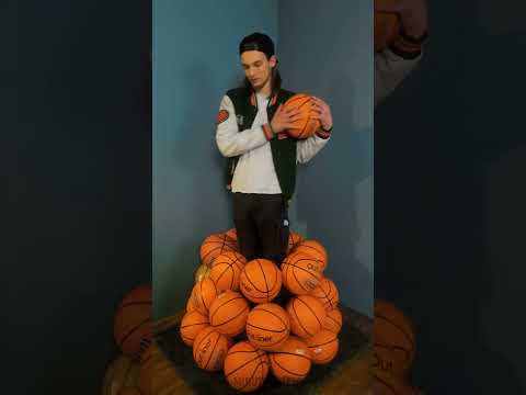 Score with style: DIY basketball Christmas tree! 🎄🏀