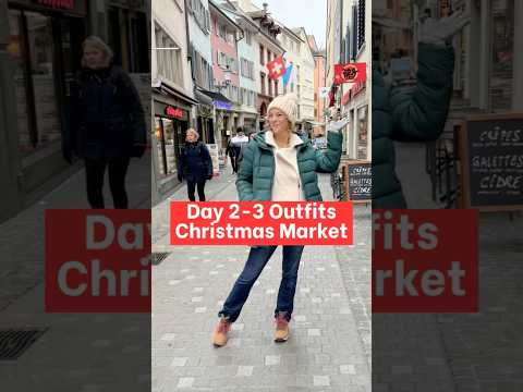 Outfits I Wore Day 2 and 3 for Christmas Market Trip in Zurich #traveloutfit
