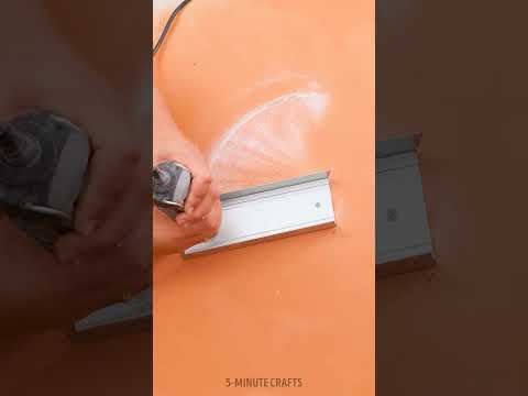 The perfect circle on the gypsum board ⭕️