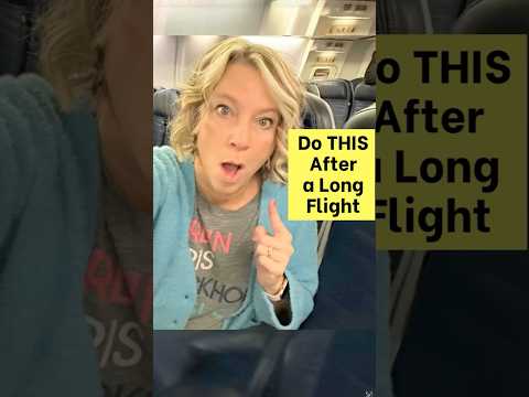 After a Long Flight I Always Do This #traveltips