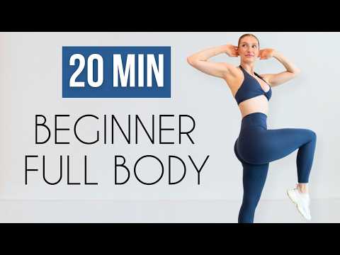 Full Body Total Beginner Workout (20 min & No Equipment)
