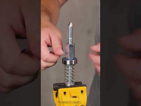 Making a drill bit from another screw ⚒️#5MinuteBeat
