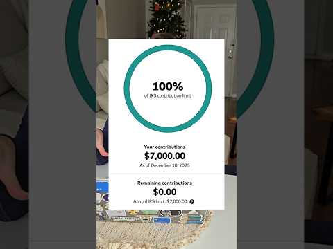 Max out my 2025 Roth IRA with me 🤗🤩