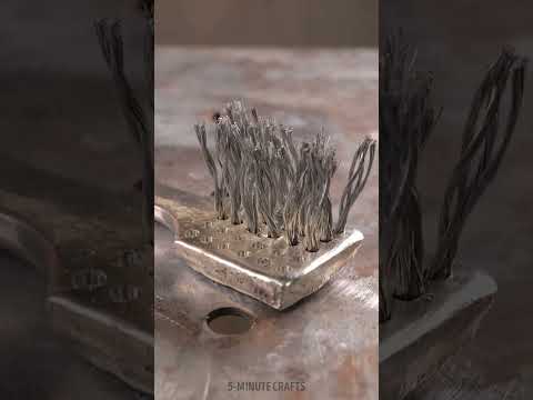 Crafting a custom metal brush out of jewelry ⛓