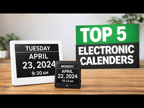 Top 5 BEST Electronic Calendars in (2026) Watch This Before You Buy!