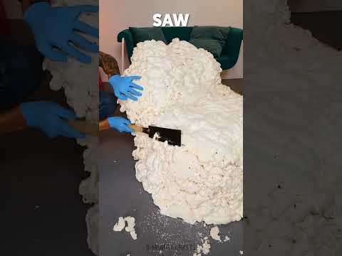 Easy way to create a foam chair for your living room 🛋️
