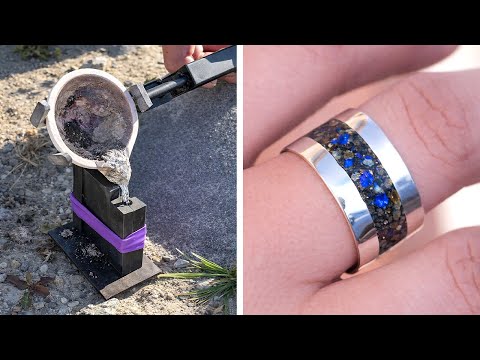 I created Stunning Rings from Magnet Dust