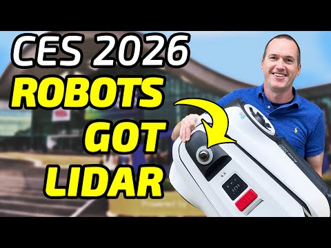 Lawn & Pool Robots Get LIDAR at CES 2026!
