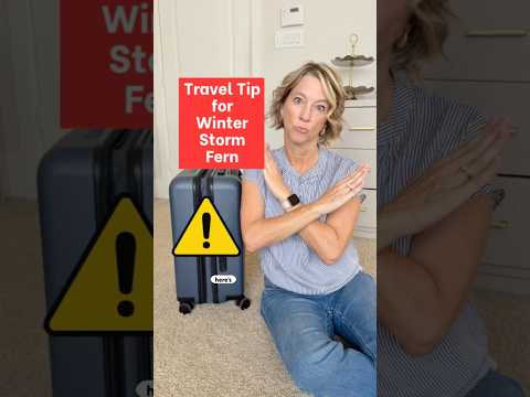 Do Not Travel Without This Tip During Winter Storm Fern #traveltips