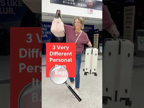 3 Bags / 3 Needed Features for an Under Your Airplane Seat #underseat #travelbackpack #travelbags
