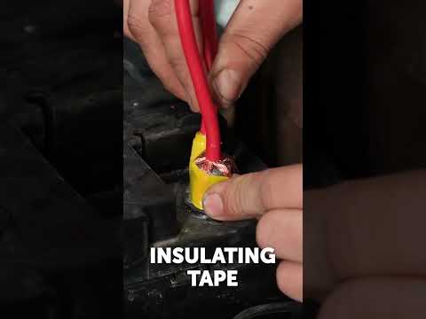 How to secure a loose battery cable 🪫 easy car repairs