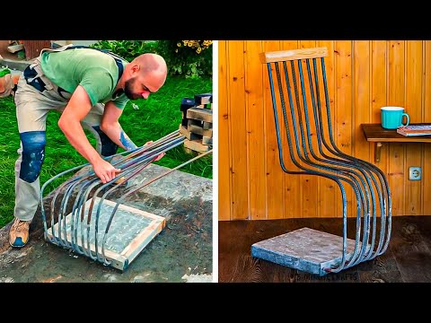 I Created Wonderful Furniture from nothing! DIY tables and chairs