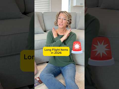 Do NOT Forget Long Flight Essentials for the Airplane Seat