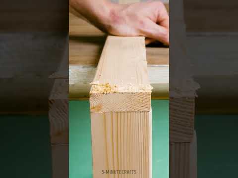 How to join wooden parts 🔩 using rivets instead of nails