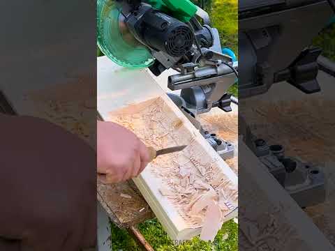 Masterful Work with a Simple Chainsaw 🪚