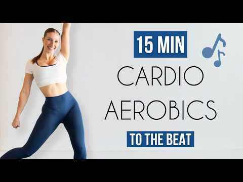 15 MIN CARDIO AEROBICS – Move To The Beat (All Standing, Low Impact)