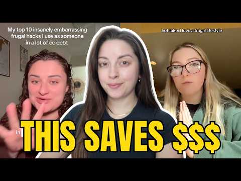 Watch Me React to Viral Frugal Living Tips