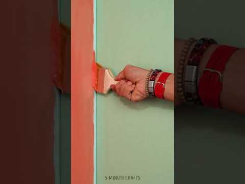 A useful hack for painting walls without damage 🎨