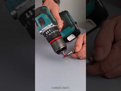 Screw depth stop ⛔️ hack to prevent drill marks