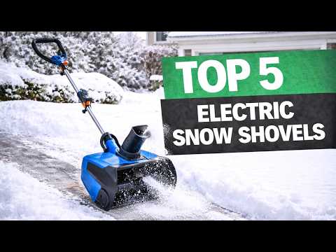 Top 5 BEST Electric Snow Shovels in (2026) –  Don't Buy Until You Watch This!