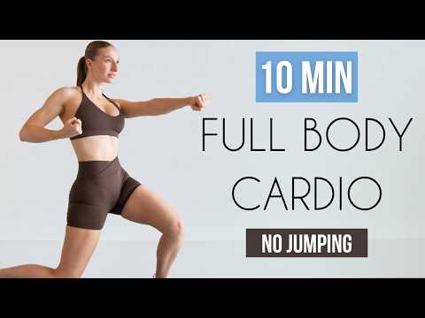 10 MIN Full Body Cardio Workout (No Jumping, No Equipment, No Repeats)