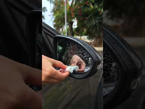 Rainy Weather? Keep Mirrors Clear With This Simple Hack! 🌧️👀