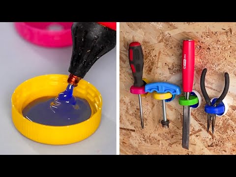 Useful Projects with Recycled materials. Plastic VS Glass