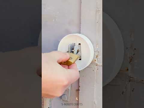 Waterproof lock hack that will never rust 🫙