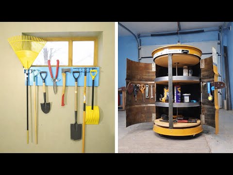 Cool Storage hacks for Garage and Organization tips for Home